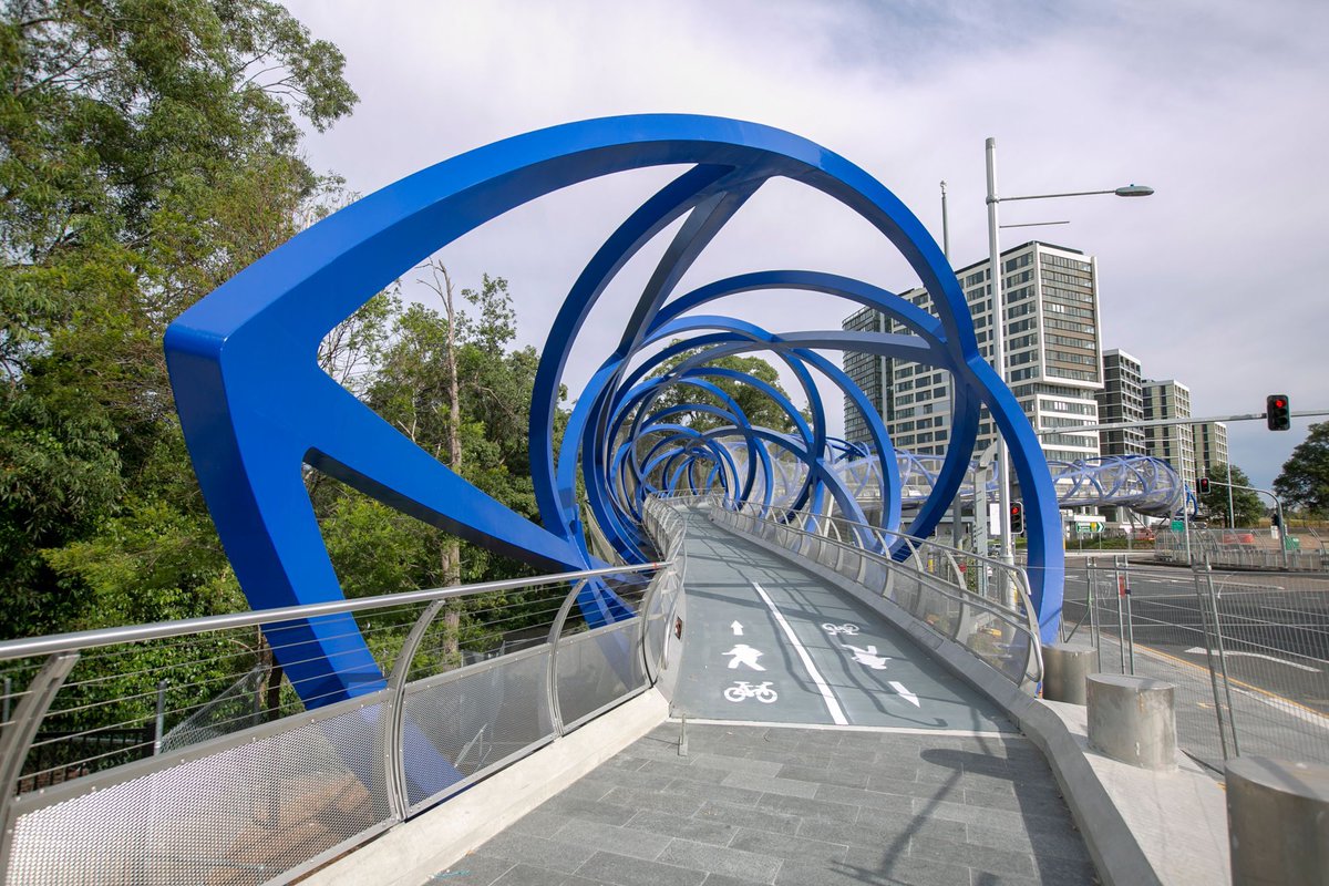 consult_anz's tweet photo. Australia’s first double-helix bridge has opened in Sydney’s North Ryde.
Read more: https://t.co/QikSHwwjll
#thisisconstruction #doublehelixbridge #sydney #bridgeconstruction #nsw #building #australia #bridgedesign #consultanz https://t.co/yl0JE6g37E