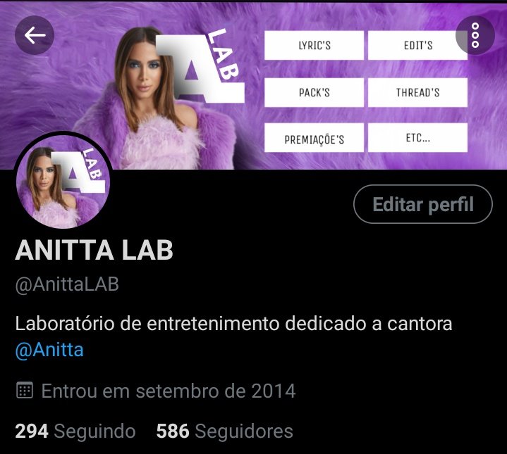 AnittaLAB's tweet image. Estamos de cara nova 💜