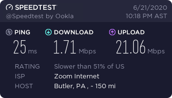Keishidu's tweet photo. @followarmstrong  Such a great service paying over $80 and only getting 0.6% of what I'm paying for. https://t.co/wR3dyQOEce