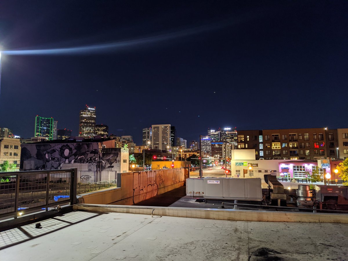 Denver at night is pretty amazing.