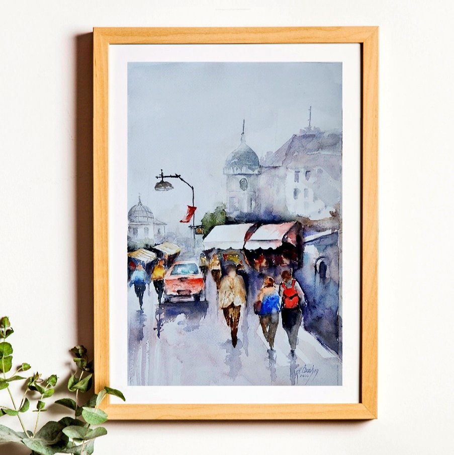 BosphorusArt's tweet photo. 48,5cm X 31cm
"Shops in The Street" on #etsy
Original #watercolor #painting
#art #wallart #wall #walldecor #street #streetphotography #paintings #artshare #home #homedecor #cityview #arts
#city #citylife #etsyshop #car #gift
#cityspace #shop #giftideas
⬇️
https://t.co/r9PBvbpGJr https://t.co/dAfbKd6m63
