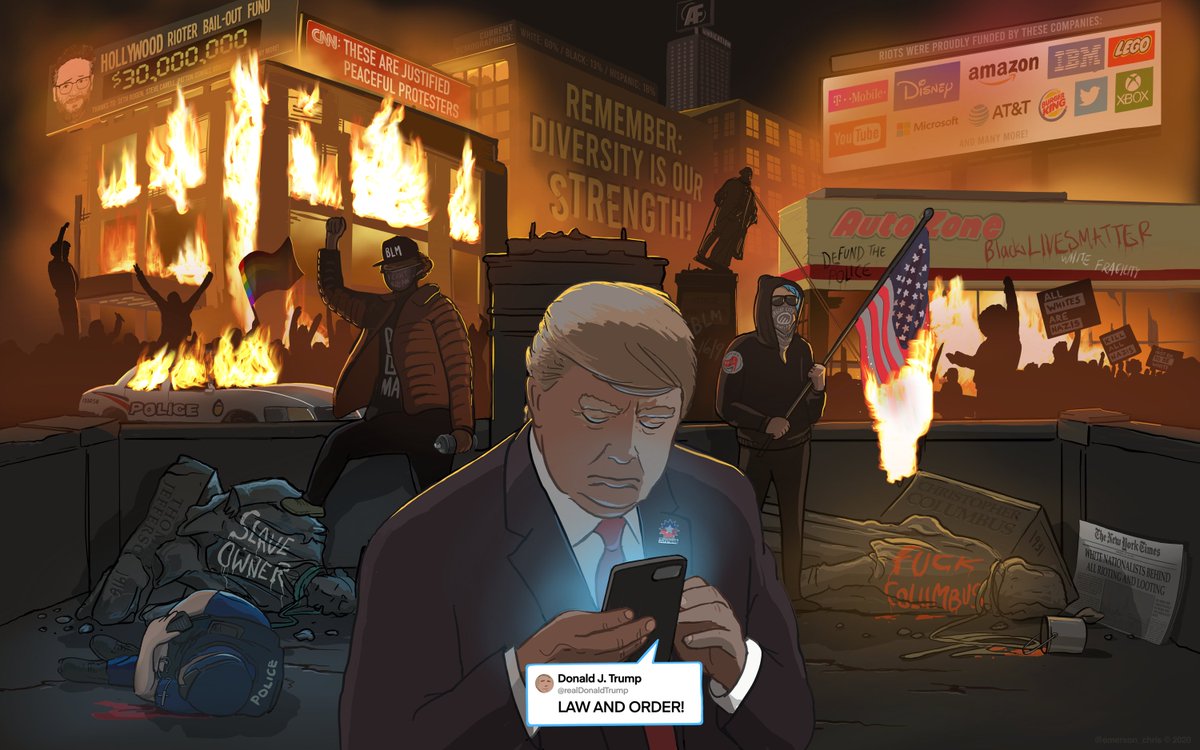 _Conservative_1's tweet image. michellemalkin: RT emerson_chris: Who else is enjoying #LawAndOrder in End Stage America? 
#DemographicsIsDestiny 💔🇺🇸  #pjnet #tcot