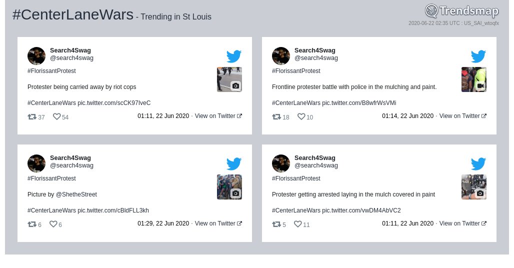 TrendsStLouis's tweet photo. #centerlanewars is now trending in #StLouis

https://t.co/xc4yYD44KL https://t.co/PhwveAPf2n