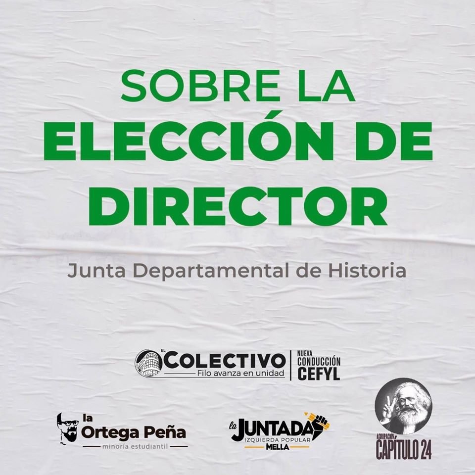 Capitulo_24's tweet image. Comunicado Lista 6 - El Colectivo en Historia (Capitulo 24 + La Ortega Peña + La Juntada)

SOBRE LA ELECCIÓN DE DIRECTOR DEL DEPARTAMENTO DE HISTORIA

facebook.com/Capitulo24/pos…