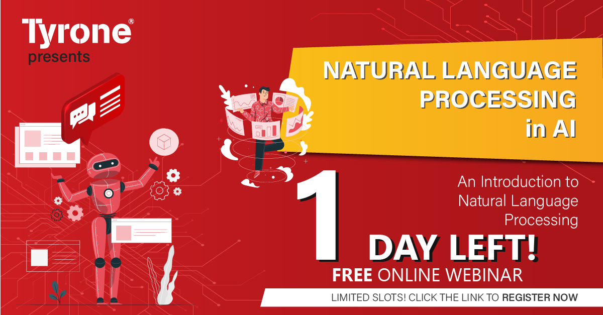 TyroneSystems's tweet photo. Last Chance to register for Tyrone Age of Language Models in NLP webinar! It will be live tomorrow (23/6) at 11.30am IST/ 2pm SGT.
Register now! Limited slots left: https://t.co/mRK7drmaN4
#NLP #ML #freeworkshop #NLPcourse #webinar #ai #NaturalLanguageProcessing #deeplearning https://t.co/SZkB0GWPnC