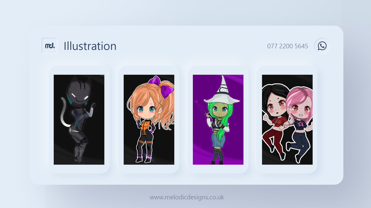 MelodicDesigns_'s tweet image. Hi! I'm a professional graphic designer and would appreciate any support possible. Here are some of the services I provide;
• Illustration