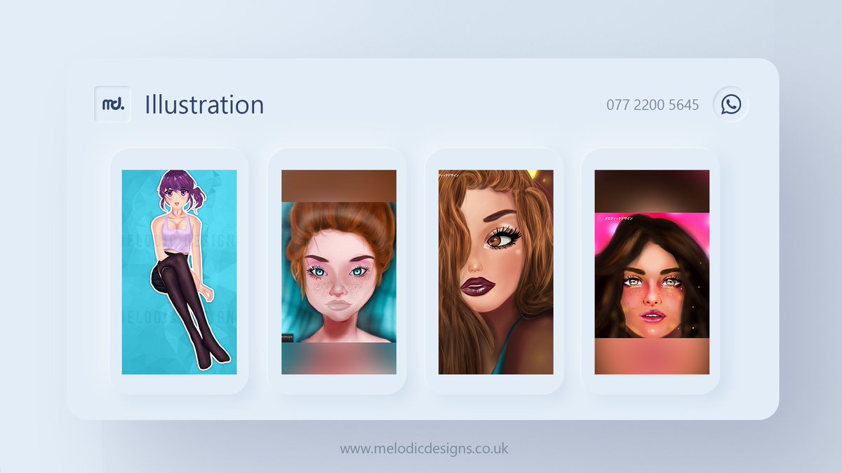 MelodicDesigns_'s tweet image. Hi! I'm a professional graphic designer and would appreciate any support possible. Here are some of the services I provide;
• Illustration