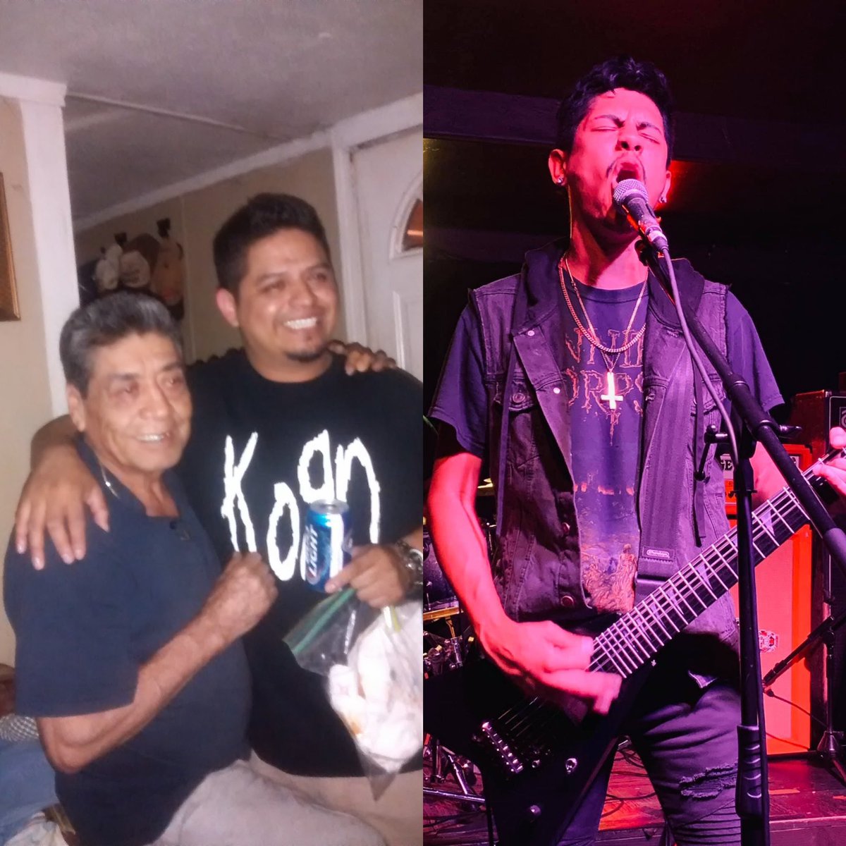 DIOSABANDHTX's tweet photo. We’d like to wish our Metal dads a very happy Father’s Day. We appreciate the support you’ve given us from buying our first instruments to seeing us on stage throughout the years. We love y’all 🤘🖤🔥
#diosaband #fathersday #metaldads #metalsons #texasmetal #houstonmetal https://t.co/PtUK8MTu3V