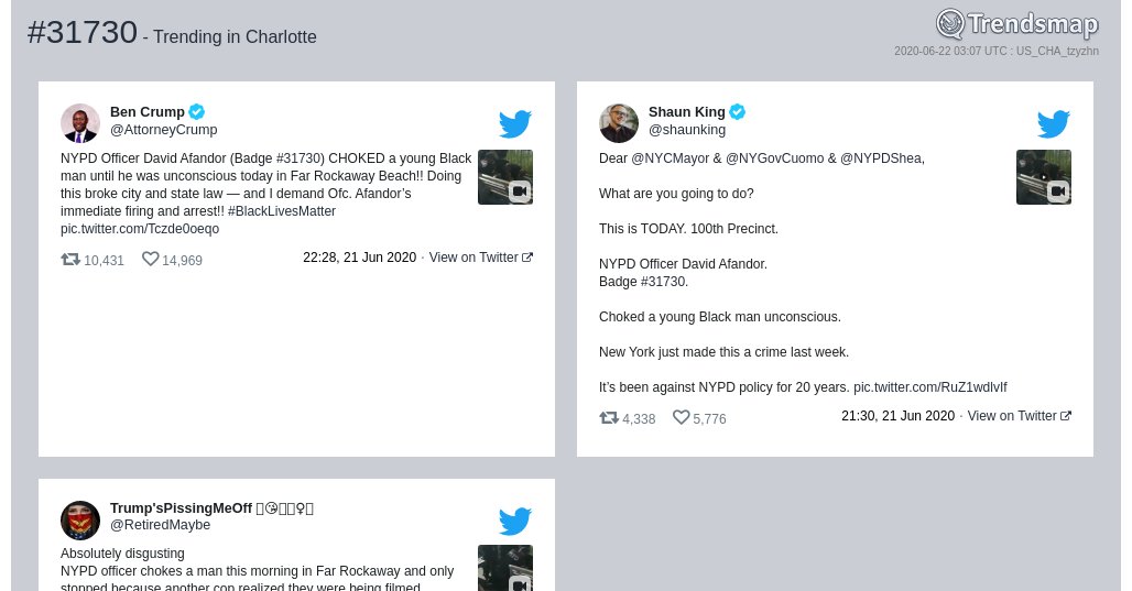 TrendsCharlotte's tweet photo. #31730 is now trending in #Charlotte

https://t.co/6Q99oC5WLd https://t.co/GvhJChHOrp