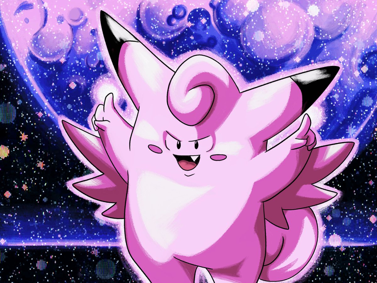 literalghost's tweet photo. Quote-RT your artwork.

It's been a slow art year (the Dark Clefable was actually done all the way back in October), but I still did some drawings I really liked this year so far. https://t.co/AsqufAgOnq