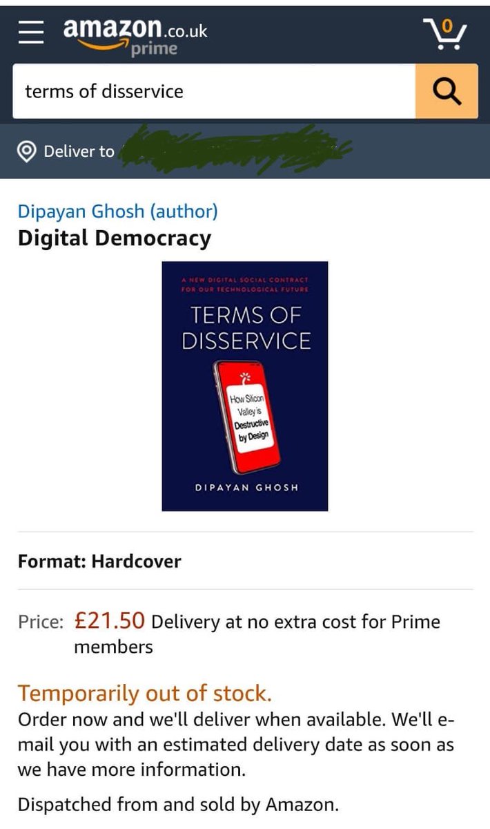 Tathagata's tweet photo. @ghoshd7 arrived in last night’s mail! Straight to the top of reading list! News across the pond is that it is already out of stock there ... hope to get mine signed when we meet! Congratulations again! https://t.co/Ib6sLvu3Fe