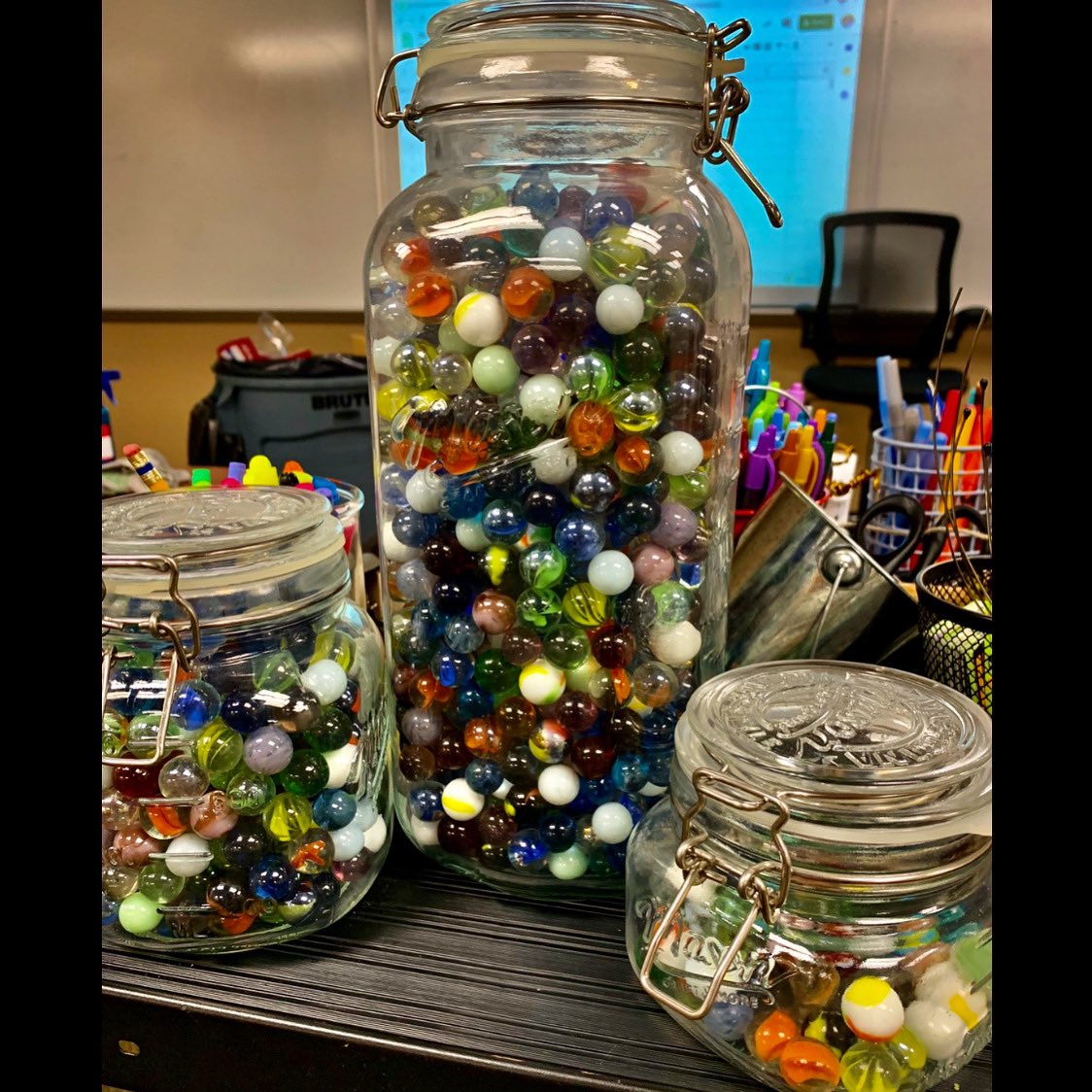 On my desk sits these three jars of marbles and I can almost be certain that at the beginning of each school year they are one of the first things students ask about; “Wow Mr. Palmer, you must really like to collect marbles?”...This is my response…