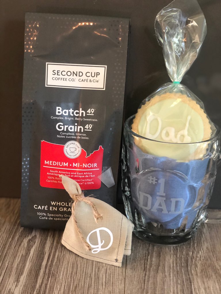 kabeattie's tweet photo. Thinking of all the dads @mch_childrens @mac_peds @HHS_staff celebrating Father’s Day in #NICU, #PICU &amp; oncology!! Hoping you like your #1 Dad beer stein, coffee @SecondCupCanada &amp; cookie @annamaesbakery ❤️🙏🏻 It was an honour to deliver these! https://t.co/Z8TUGMpoih