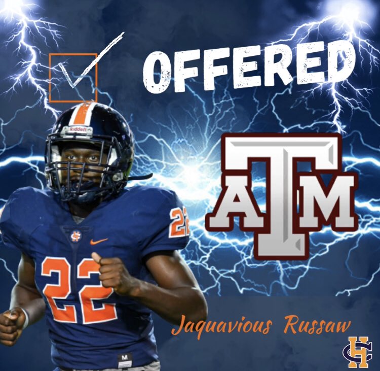 CHHSTrojanFball's tweet photo. Congrats to Qua Russaw on getting his 3rd offer from a SEC school https://t.co/nw8p8EvGiQ
