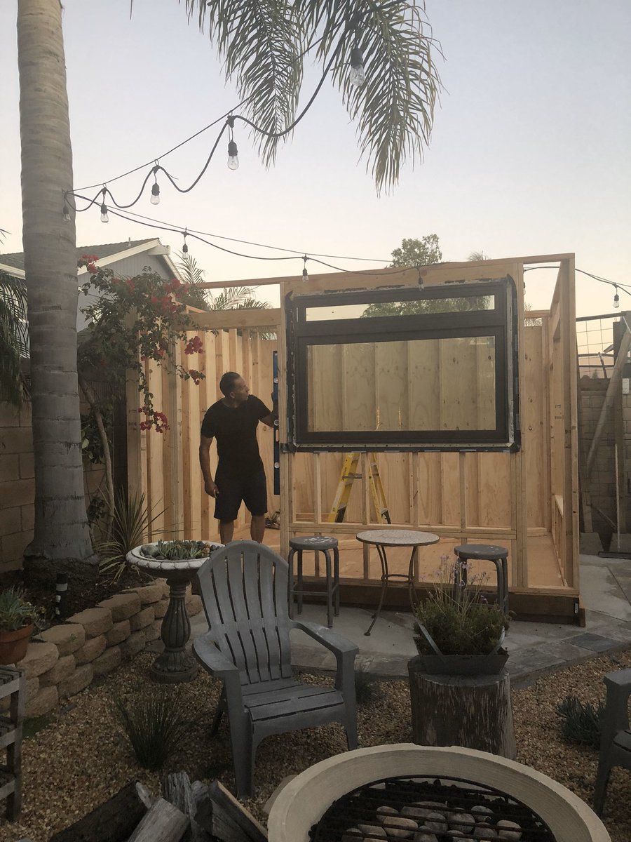 Did my dad really build a coffee shop in the backyard by himself within 3 months? Absolutely.