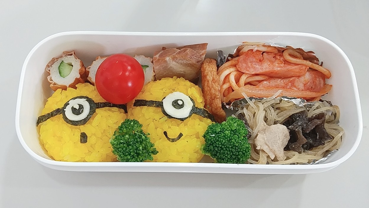 楓 ミニオンのキャラ弁を作りました ミニオン キャラ弁 ミニオン 弁当 楓 ミニオンのキャラ弁を作りました ミニオン キャラ弁 ミニオン 弁当