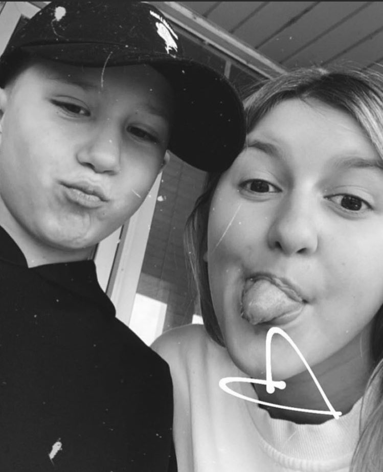 New/Old picture of Jaxon &amp; allie