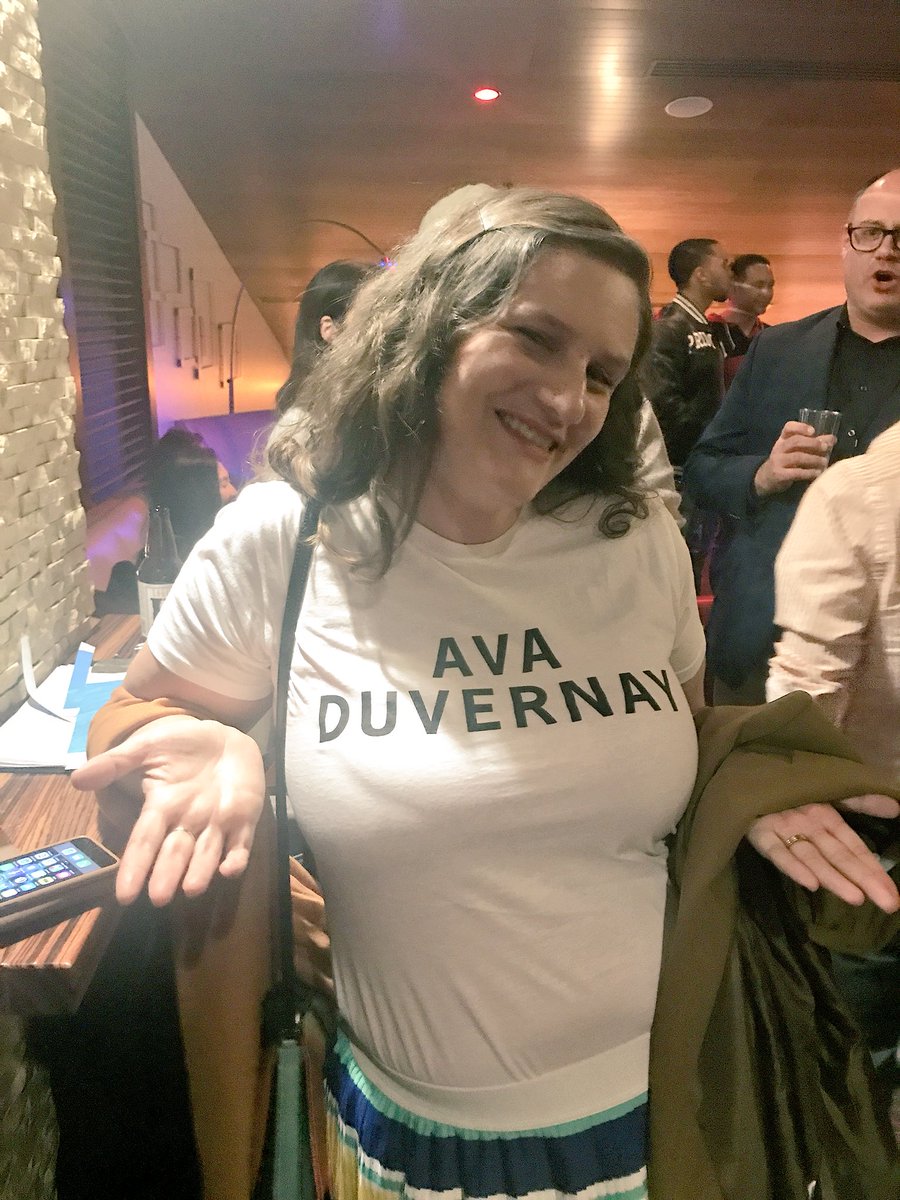 some old photos of me in my Ava shirtcouple from when I took my son to see Wrinkle in Time and we both loved itone from seeing Ava and her WIT crew at a Film Independent talk(both 2018)