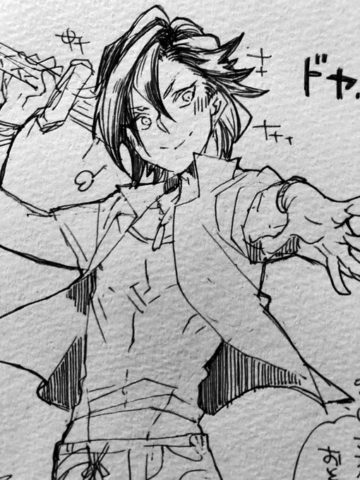 コレは手癖で描いたら別人になった水着リカ君 