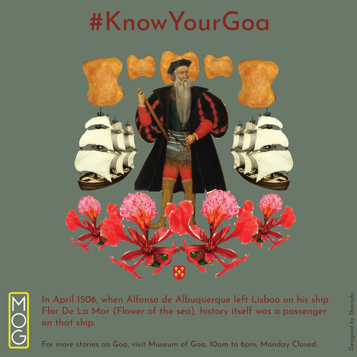 A ship that carried history...
#KnowYourGoa is a campaign to bring to you interesting stories about Goa's history, culture, and heritage.
.
.
For getting an insight into Goa's histories visit #museumofgoa.
Opening Soon!
.
.
#Goa  #Goahistory #goastories