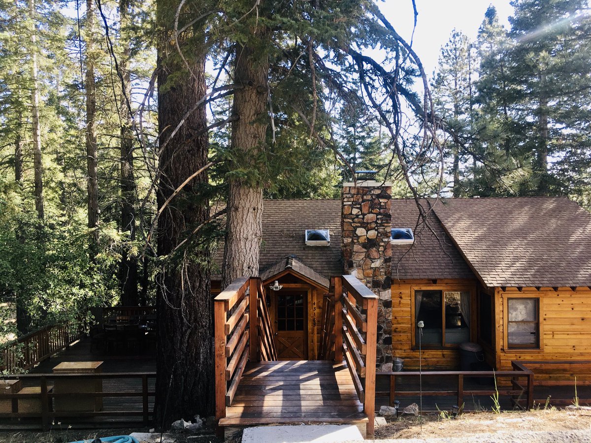 this may be the worst moment in history to post good personal news but ... i bought a house in Big Bear (sight unseen) my first home!
