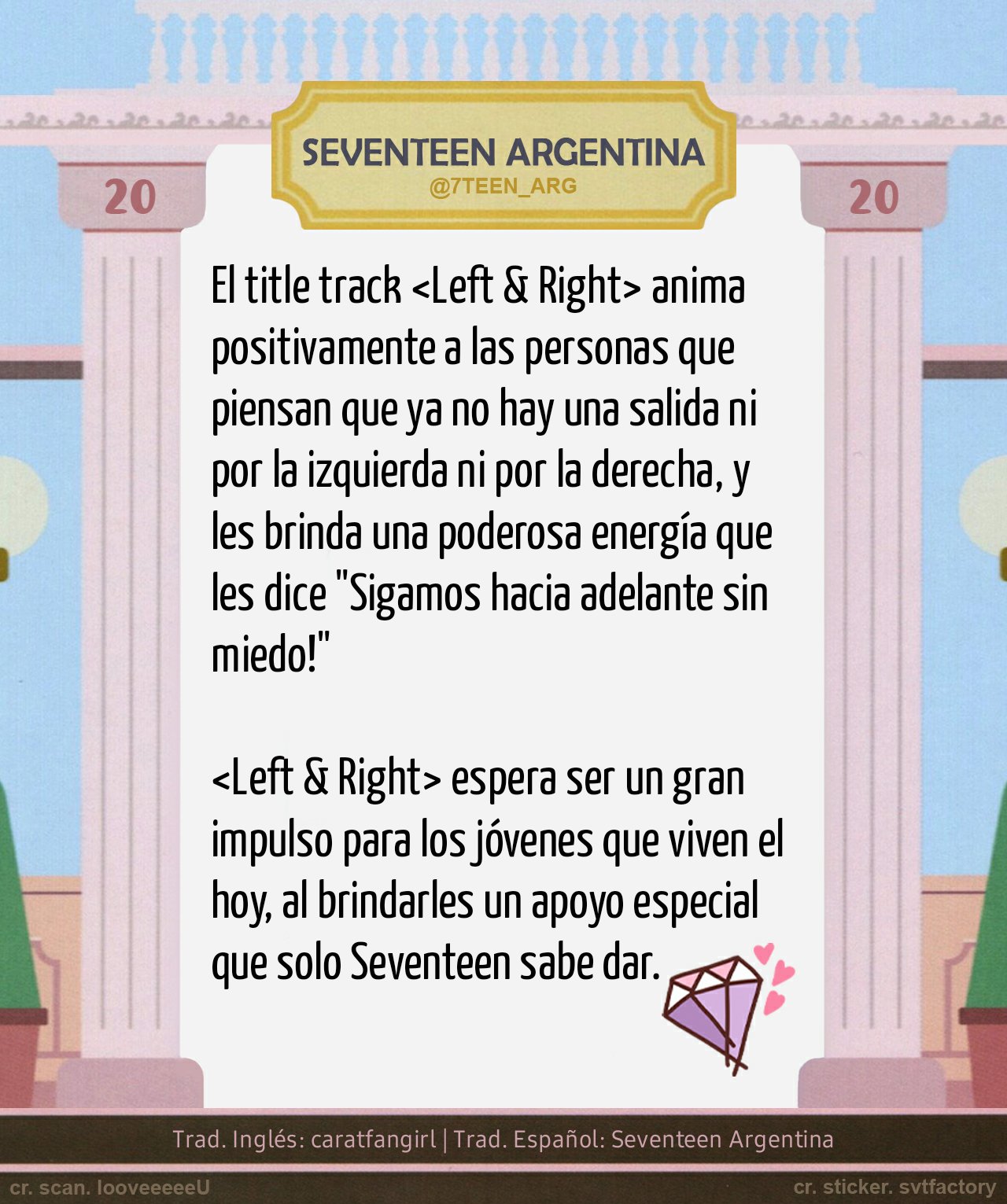 Seventeen Argentina على تويتر Traduccion 0621 Seventeen Regresa Con Left N Right Este 22 De Junio 세븐틴 Pledis 17 L R Te Brinda Una Poderosa Energia Que Te Dice Sigamos Hacia Adelante Sin Miedo T Co Ydxogyvb42 Trad