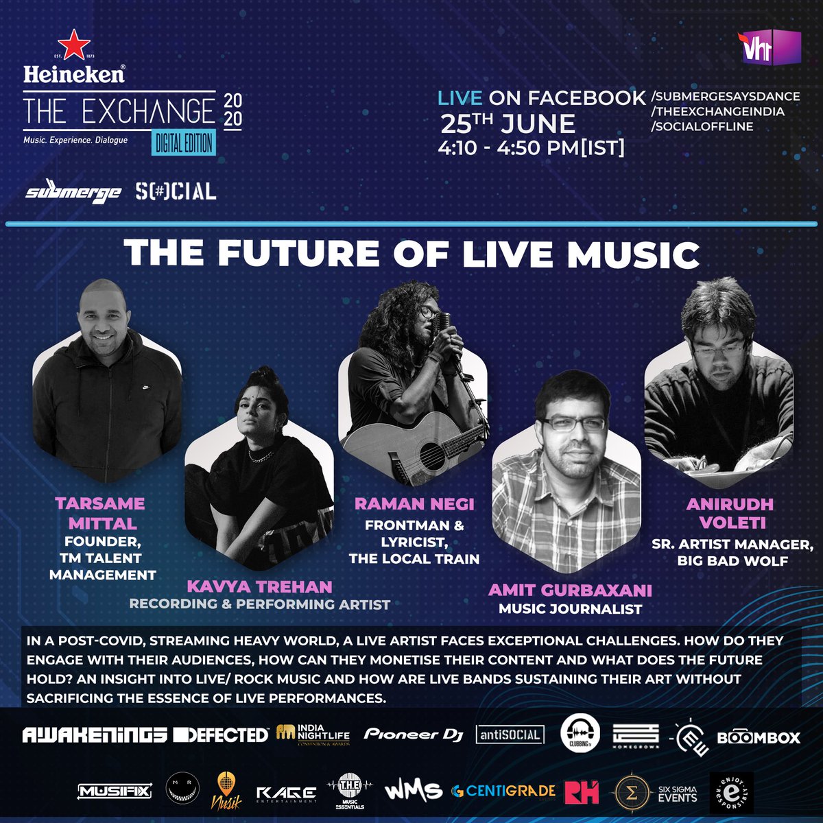 Catch the talk ; “The Future Of Live Music” <a href="/Submergemusic/">Submerge Music</a>  
<a href="/SocialOffline/">SOCIAL</a>  
@theexchangein
@Vh1India
<a href="/Heineken_IN/">Heineken India</a>