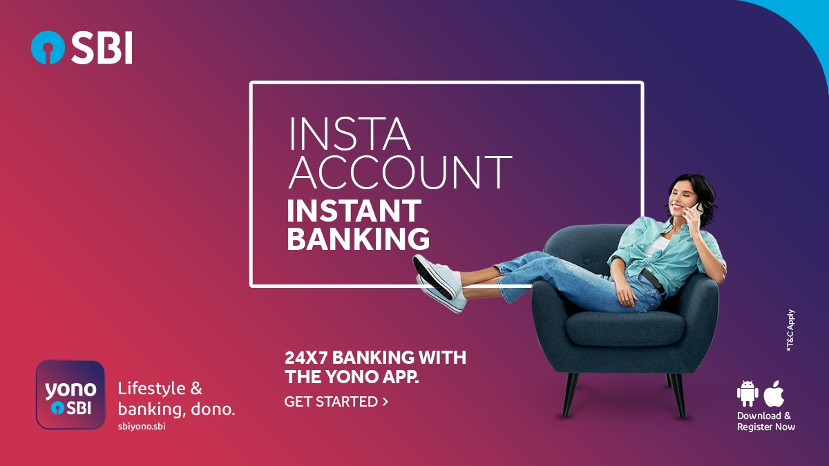 State Bank of India on Twitter "Open your Insta Savings account and