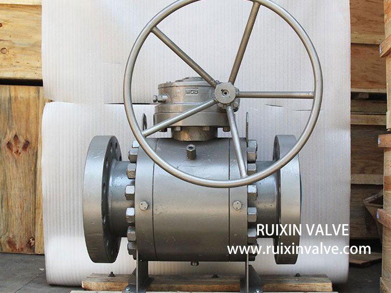 RuixinCo's tweet photo. 3 piece trunnion Mounted Ball Valve with Gear, DBB FIRE SAFETY,API6D,Forged Steel https://t.co/YpKCj7geLE