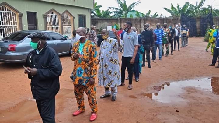 FelixNonny's tweet photo. Edo APC Direct Primaries still going on...
strict compliance with COVID-19 Protocols
#APCisEdoโ https://t.co/qy1KbHWd78
