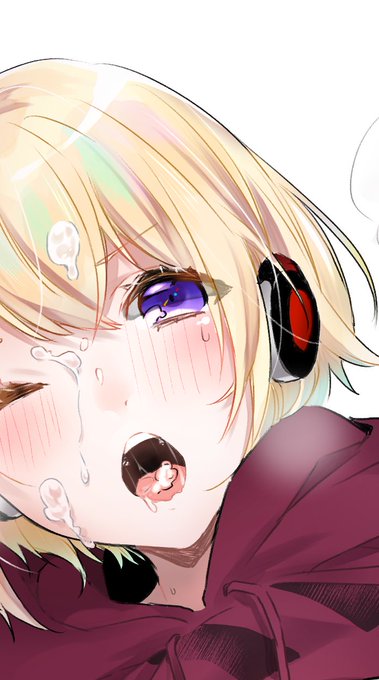 このハルちゃんに色塗ったのツイートしようとして下描きのままだった…… 