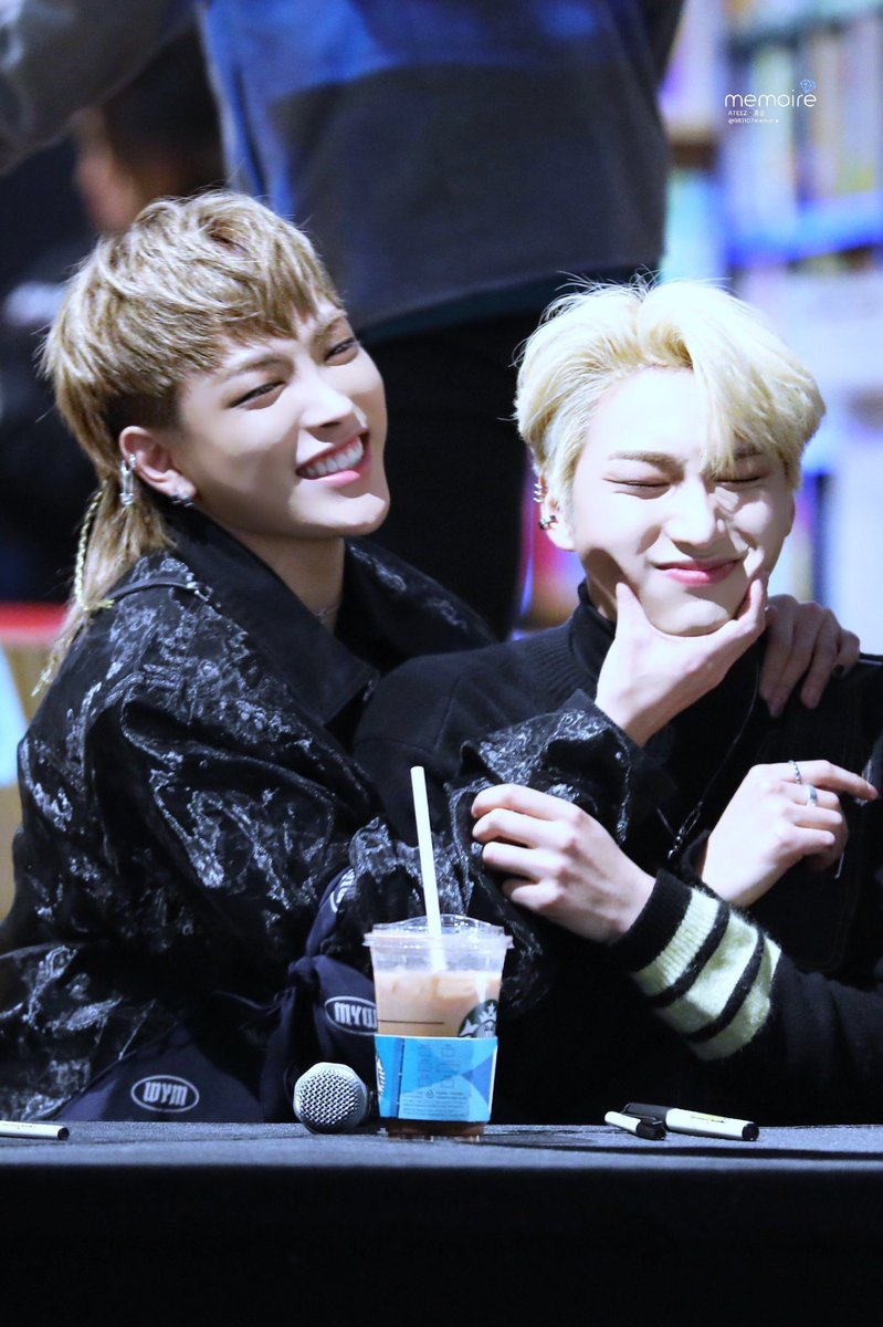 A short thread of Hongjoong teasing Seonghwa ~~ A SEONGJOONG thread ...