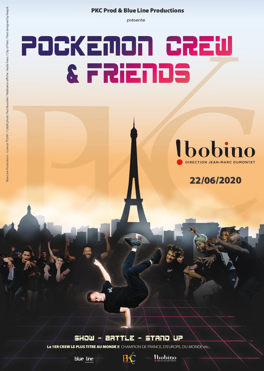 Ce soir, Post confinement, le spectacle 'Pockemon Crew and Friends' au @TheatreBobino @sortirapariscom @APHP @PompiersParis #PockemonàBobino #OndanseàParis #Dansehiphop #Humour 20H30 !!!😍