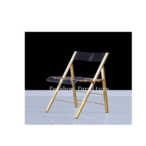 folding design stainless steel acrylic wedding chair app.alibaba.com/dynamiclink?to…