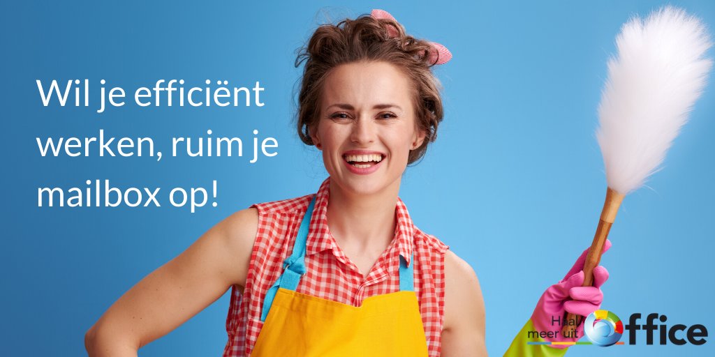 In veel Outlook-trainingen zie ik (hele) grote mailboxen.
Wanneer je efficiënt wilt werken, adviseer ik om je mailbox goed op te ruimen. Lees mijn blog: 
facebook.com/notes/haal-mee…

Van 6 t/m 10 juli geef ik een gratis  Outlook-challenge! Meld je aan!