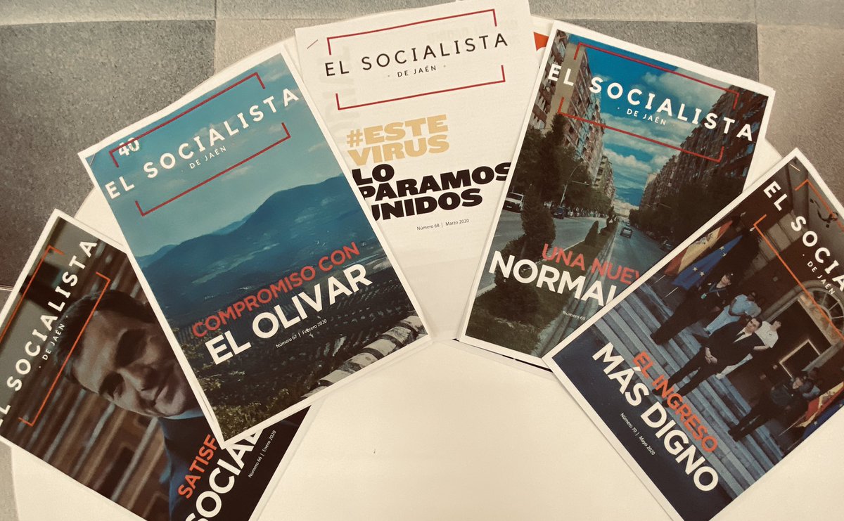 ElSocialistadeJ's tweet photo. 🗞 Llegamos a la nueva normalidad tras casi 100 días de estado de alarma pero #ELSOCIALISTAdeJaén no ha faltado a su cita en estos 3 meses de confinamiento. 🌹 https://t.co/HbzpXVaudZ