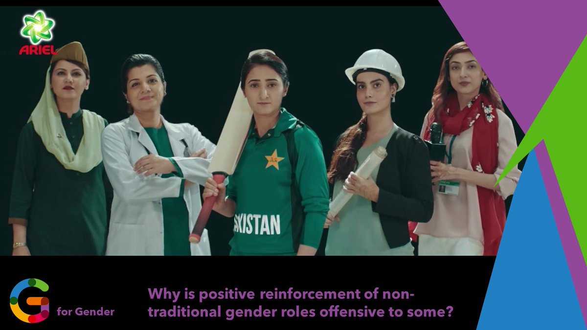 gboxworld's tweet photo. Last year, Ariel detergent came under severe scrutiny for 'How can these stains stop us?' advocating for women taking non-traditional roles in the society. #QuarantineTimes refect on why would it be offensive to some? #gforgender @rammacheema @unwomen_pak @UNWOMEN4Youth https://t.co/staK8EmtbT