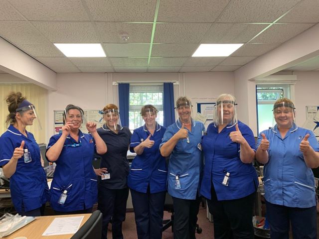 Thank you message from Tottington District Nurse Team in Bury!
#makethevisor #NHS #keyworker