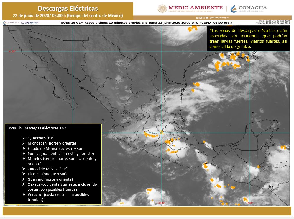 conagua_clima's tweet photo. #DescargasEléctricas actuales en #México https://t.co/GJWP7Igxa0