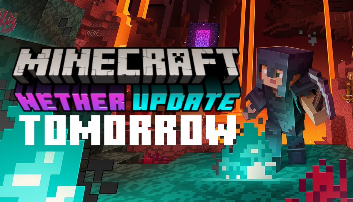 jason_metch's tweet image. #Minecraft "Nether Update" is out tomorrow!!!

Are you excited for it?