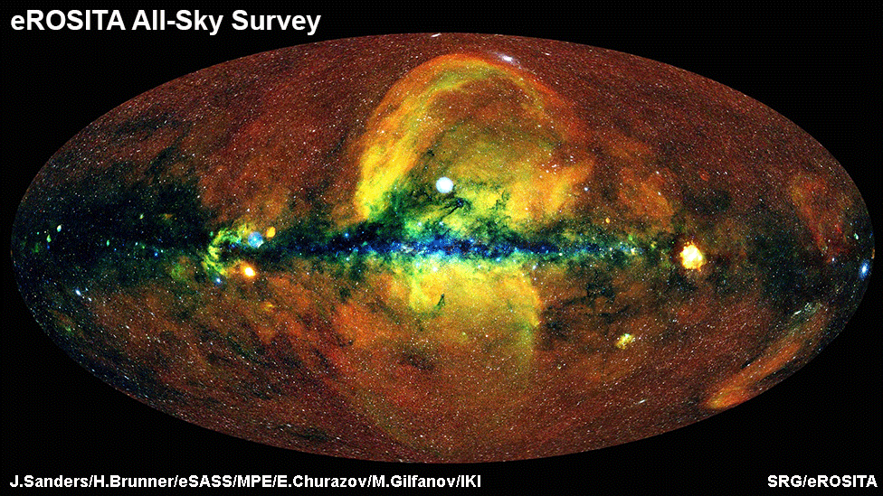Sam6869's tweet image. Breathtaking new map of the X-ray Universe bbc.com/news/science-e… #BBCScience #BuildTMT #Hawaii #WeSupportTMT #ImuaTMT #TMT #Maunakea #WeAreMaunakea #HINews #HNN #astronomy #science #HIGov #HILeg #eRosita #Space #DarkEnergy