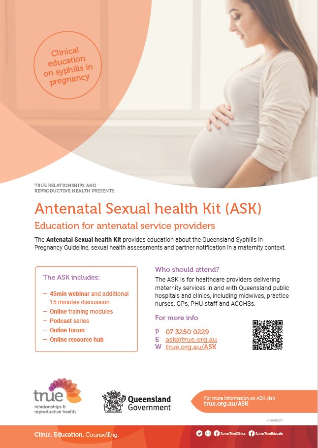 Ever heard of syphilis? You might think it was eradicated decades ago, but it's recently made a comeback! This week, we launch a campaign focussing on syphilis and the importance of testing throughout pregnancy. #TrueEducation #AskAboutSyphilis #LadyPeeps
buff.ly/2YRKVVI