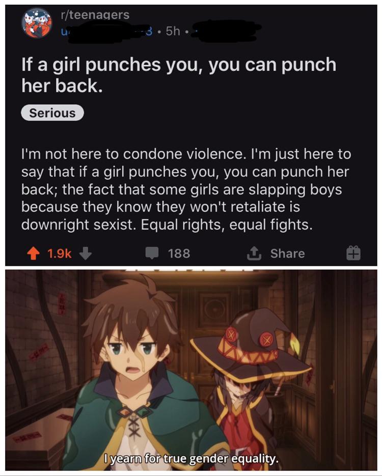 memes on X: Come watch Konosuba we have kazuma  / X