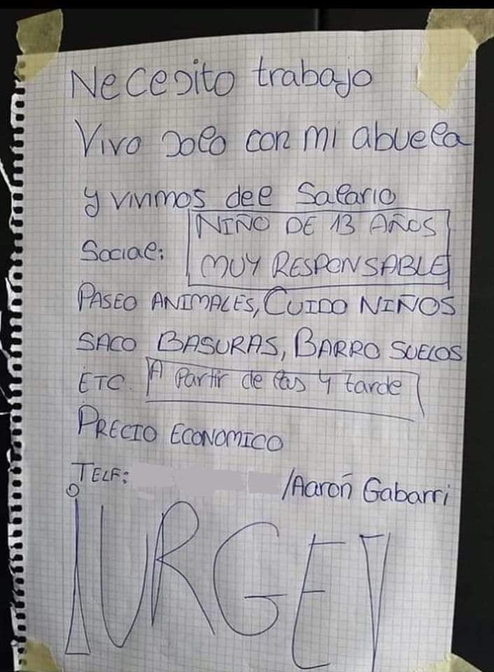 Oye los que estáis en contra de la paguita del coleta por que es para vagos y tal ... Se lo podéis explicar a esta criatura,la cual por cierto tiene mas inteligencia y sentido común que todos vosotros juntos .
Ea me voy ! 😘