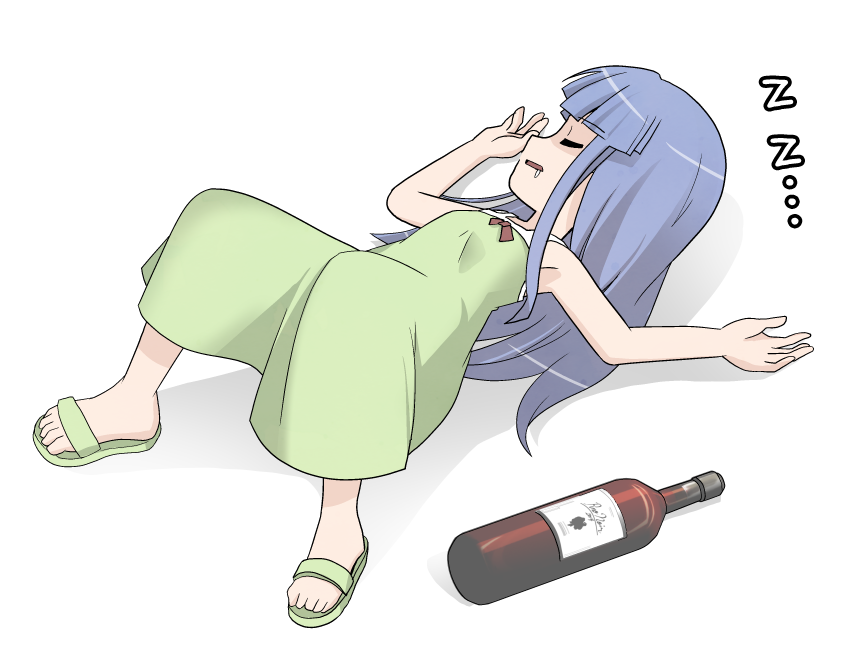 古手梨花 「色々終わって燃え尽きた梨花ちゃん。
 #ひぐらしのなく頃に #ひぐらし 」|外海良基のイラスト