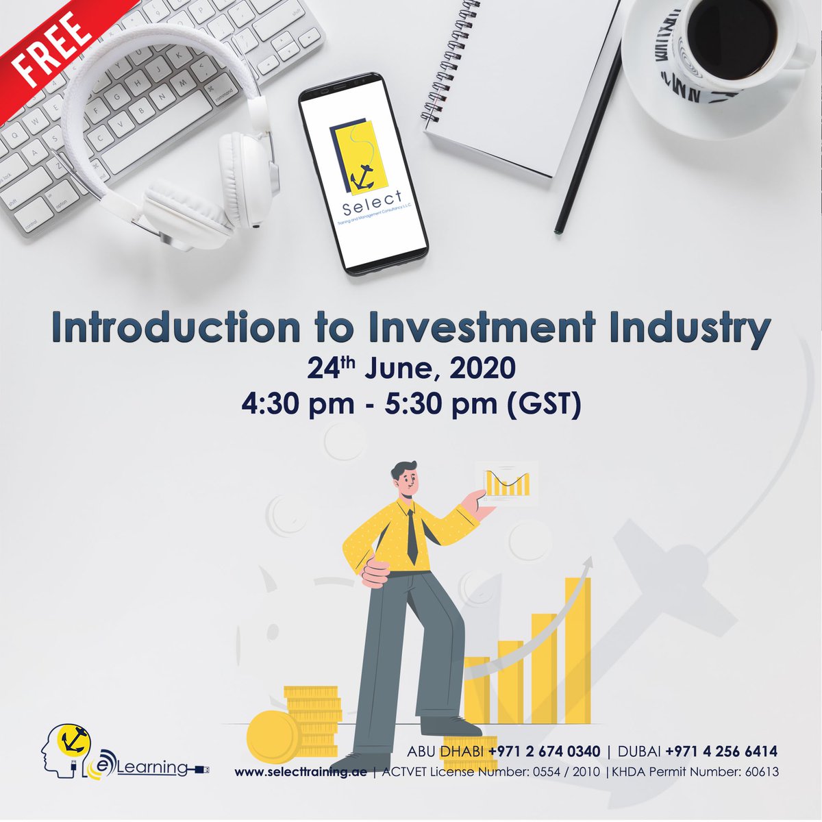 SelectTraining's tweet photo. Register for this week’s FREE online training courses at https://t.co/CB5pw9pHXo ✨
#selectselect #selecttraininguae #staysafe #onlinelearning #KSA #Oman #UAE #Kuwait #Qatar #GCC #virtualmeetings #StayHome #workfromhome #virtualtraining #onlinecoaching #onlinecourses #virtual https://t.co/jX7FZaeLIU