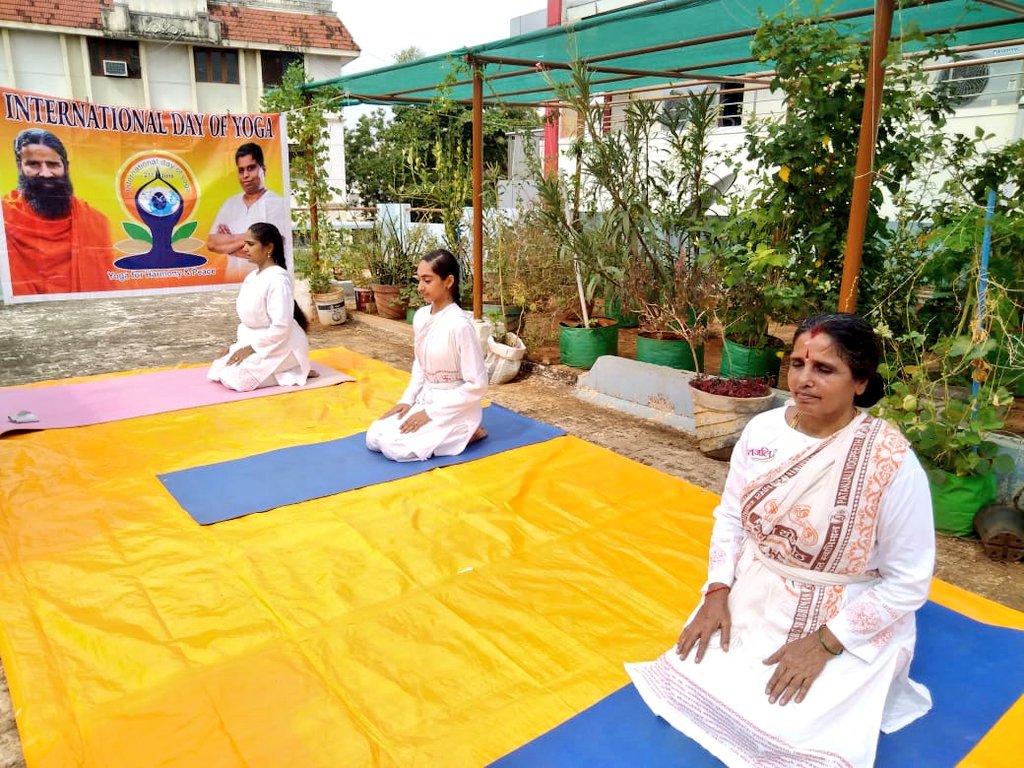 Mahila Patanjali Tamilnadu #IDY Protocol on International Yoga Day.........