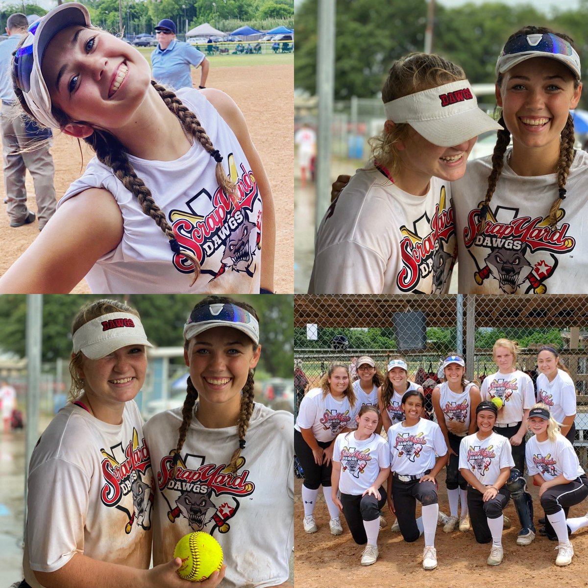 TrinityMuhle's tweet photo. Teamwork makes the dream work! I ❤️ playing with these girls! We worked hard all weekend, & today I threw my first NO HITTER of the season! shout out to my favorite catcher @KiaraJW21 You’re the best!
#nohitter
#TrinityMuhle
#Classof2021
#5Tool
#softballlife
#Scrapyard https://t.co/eIODZyNtxt