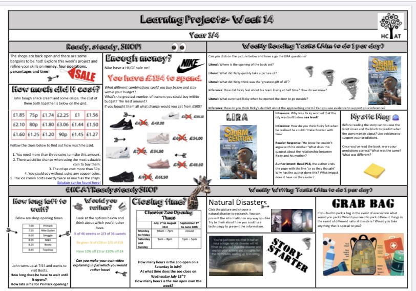 hcat_learning's tweet image. What a beautiful Monday morning! 🌞    Don’t forget to log onto seesaw and share your home learning. We’d love to see it on twitter too! Home learning is available to all year groups. 

hcacademytrust.education/hcat-homeworki…

#HomeLearningUK #Week14