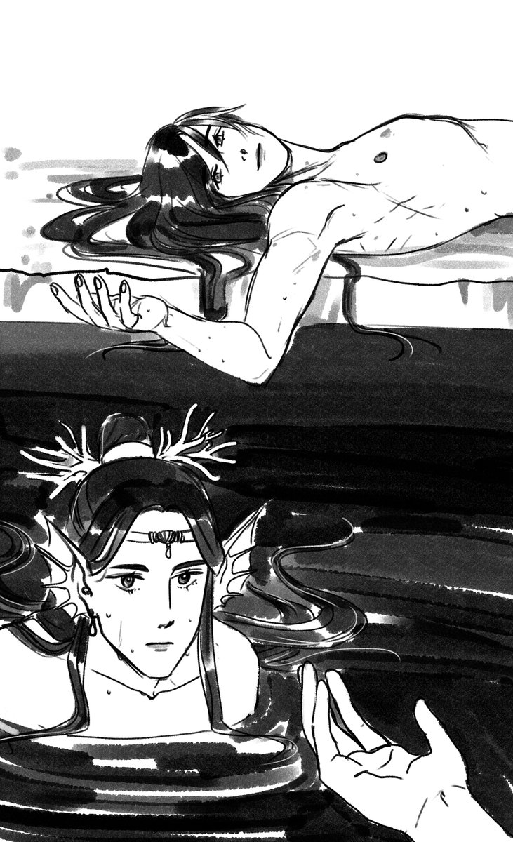 buttleronduty's tweet photo. kitten licks on the marks he left on wwx 🥺 https://t.co/yqPPytyRzd